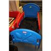 Image 1 : KIDS BLUE AND RED LITTLE TYKES BEDFRAME