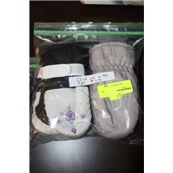 PKOF 2 CHILDRENS SKI MITTS AS THEY COME