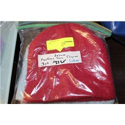 PK OF 3 DELUXE FEATHER YARN TOQUES