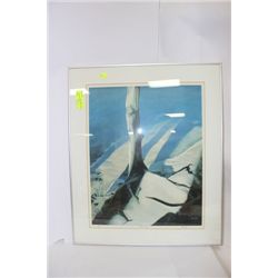 RENAZ LTD ED SIGNED PRINT ON CHOICE: PINKS LAKE