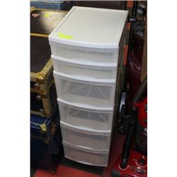 6-TIER GRACIOUS LIVING STORAGE CONTAINER ON WHEELS