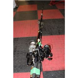 BUNDLE OF FISHING RODS/REELS