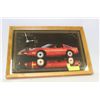 Image 1 : MIRRORED CORVETTE CLOCK