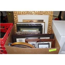 BOX OF ESTATE PICTURES