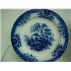 Image 3 : One lot including flow blue "Wheel" pattern creamer 2 3/4" high, unmarked; a mulberry transferwar...