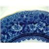 Image 2 : Eighteen piece set of flow blue dinnerware, marked Gustafsberg 1921 on plates, six 8 1/4" plates,...