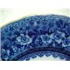 Image 2 : Eighteen piece set of flow blue dinnerware, marked Gustafsberg 1921 on plates, six 8 1/4" plates,...