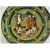 Image 3 : Two Buffalo Pottery Deldare Ware plates including Ye Village Gossips 10", signed A. Delbney and d...