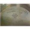 Image 3 : Two sterling silver presentation bowls, both measure 10" diameter and 5 3/4" high, one engraved o...