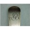 Image 2 : American coin silver sauce ladle, stamped T. Perkins, engraved initials on handle, Massachusetts,...