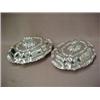 Image 1 : A pair of Sheffield entree dishes with lids, shell and leaf rim decoration, engraved shield on si...