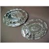 Image 2 : A pair of Sheffield entree dishes with lids, shell and leaf rim decoration, engraved shield on si...