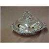 Image 1 : Sheffield round covered entree dish with lid, floral and gadroon border decoration, C. 1820 Es...