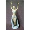 Image 1 : Art Deco porcelain figure of a woman with upswept arms, marked on bottom Schaubach Kunst Germany,...