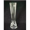 Image 1 : Waterford crystal "Metra" bud vase, 10" high, signed, in original fitted box with booklets Est...