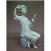 Image 1 : Lladro figurine LNo1081, "Girl with Brush", 8 1/2" high, open issue, retired, issue year 1969, la...