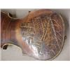 Image 3 : Full Size Violin, back hand carved with castle, back tigered, hand carved scroll, in wooden violi...