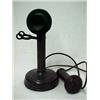 Image 2 : Candlestick telephone, black, patent dated Nov. 26, 1901 - March 19, 1907 - April 14, 1908 on bac...