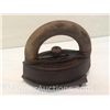 Image 1 : Antique sad iron with removable handle and trivet