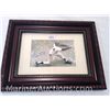 Image 1 : Hand Signed Willie Mays Framed Photo With Certificate
