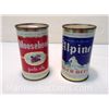 Image 1 : Vintage Moosehead and Alpine Beer Cans