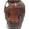 Image 5 : Hand Tooled Spanish Made Goat Leather Decanter
