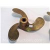 Image 2 : 2 Matching Michigan JWC 10 Solid Brass Propellers