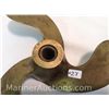 Image 4 : 2 Matching Michigan JWC 10 Solid Brass Propellers