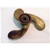Image 6 : 2 Matching Michigan JWC 10 Solid Brass Propellers