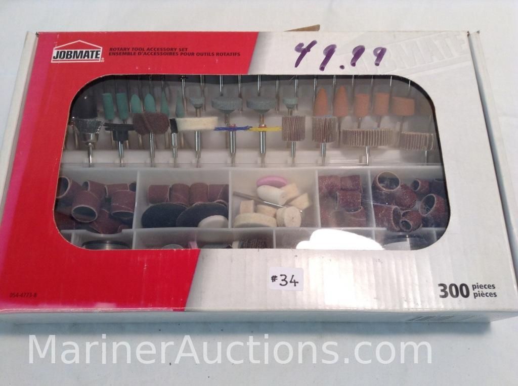 Jobmate 300 Piece Rotary Tool Set