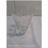 Image 2 : Set of 12 Hungarian Pinwheel Crystal Juice Glasses