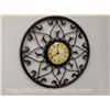 Image 1 : Large Wall Clock With Metal Frame