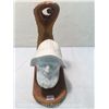 Image 1 : Fisherman Figure on Hand Crafted Wood Base