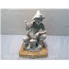 Image 1 : Cobbler Figurine With Hand Crafted Wood Base