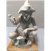 Image 2 : Cobbler Figurine With Hand Crafted Wood Base