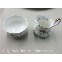 Paragon "Victoriana Rose" Bone China Cream and Sugar