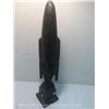 Image 1 : Hand Carved Solid Wood Sculpture (20" high)