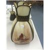 Image 1 : Retro Stain Glass Hanging Light With Butterfly Motif