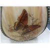Image 2 : Retro Stain Glass Hanging Light With Butterfly Motif