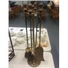 Image 1 : Brass Fireplace Tool Set