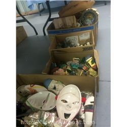 4 Box Lots of Miscellaneous Items
