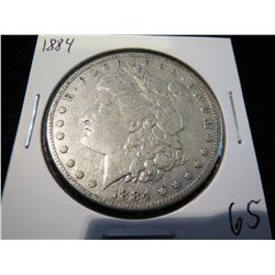 1884 Morgan Silver Dollar