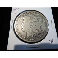 1901S Morgan Silver Dollar