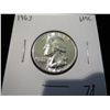 Image 1 : 1963 Washington Silver Quarter - UNC