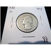 Image 1 : 1932D Washington Silver Quarter - key date