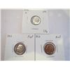 Image 1 : Roosevelt Dimes: 1962 & 1963 Proof and 1959D UNC