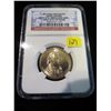 Image 1 : 2007D John Adams Presidential Dollar NGC BU First Day of Issue