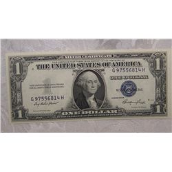 1935 E UNITED STATES  $1 SILVER CERTIFICATE  GEM UNC , CRISP