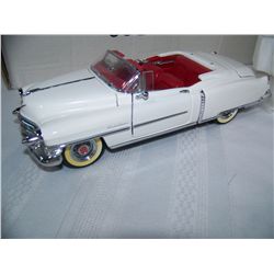 1953 CADALLAC CONVERTIBLE WHITE FRANKLIN MINT PRECISION MODEL 1:24TH SCALE