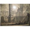 Image 4 : PIRANESI "COLONNA TRAGANA" ORIGINAL ANTIQUE ENGRAVING, RARE & IMPORTANT FRAMED PRINT.